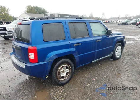 2009 Jeep Patriot Sport z USA, uszkodzony, nr VIN 1J8FT28A99D124969